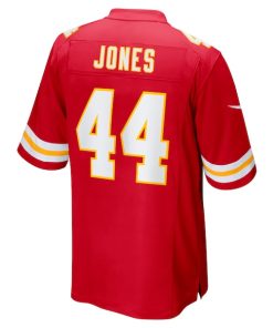 Alternative view of Cam Jones Kansas City Chiefs Nike  Game Jersey -  Red