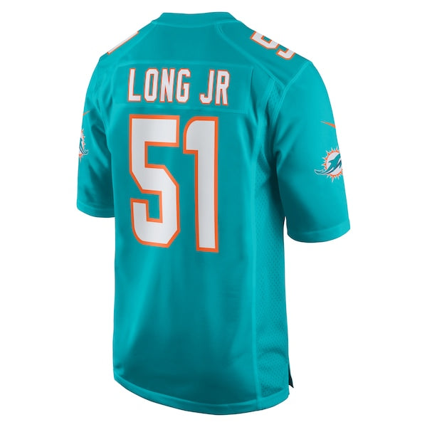 David Long Jr. Miami Dolphins Nike Game Jersey - Aqua - Image 3