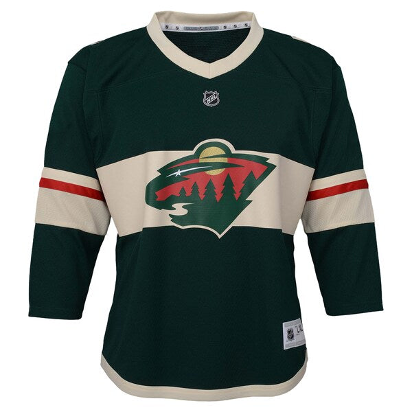 Minnesota Wild Youth Replica Custom Jersey - Green - Image 2