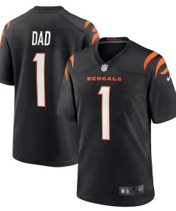 Number 1 Dad Cincinnati Bengals Nike Game Jersey - Black