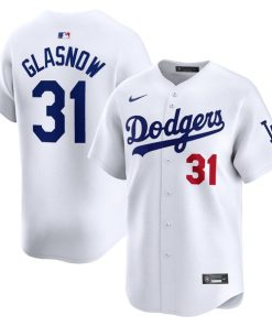 Tyler Glasnow Los Angeles Dodgers Nike Home Limited Player Jersey - White
