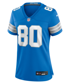 Alternative view of Malik Cunningham Detroit Lions Nike Women's Team Game Jersey -  Blue
