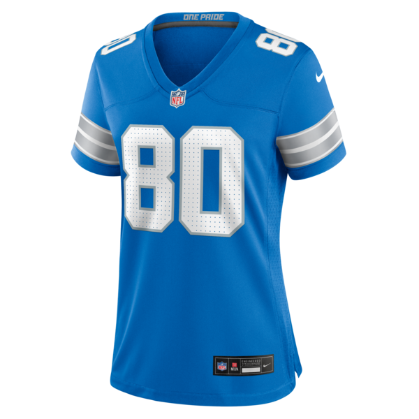 Malik Cunningham Detroit Lions Nike Women's Team Game Jersey - Blue - Image 2