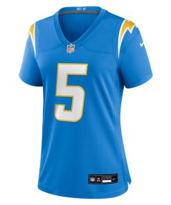 Alternative view of Trey Lance Los Angeles Chargers Nike Women's Team Game Jersey -  Powder Blue