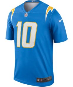 Alternative view of Justin Herbert Los Angeles Chargers Nike Legend Jersey - Powder Blue