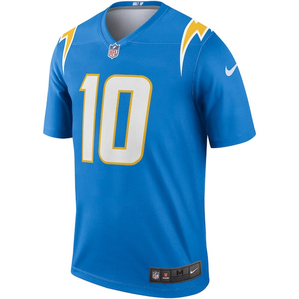 Justin Herbert Los Angeles Chargers Nike Legend Jersey - Powder Blue - Image 2