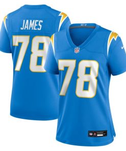Andre James Los Angeles Chargers Nike Women's Team Game Jersey -  Powder Blue
