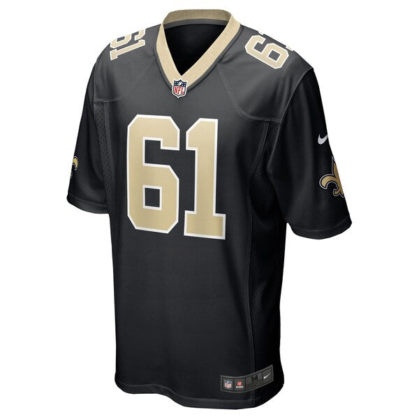 Drew Desjarlais New Orleans Saints Nike Game Player Jersey - Black - Image 2
