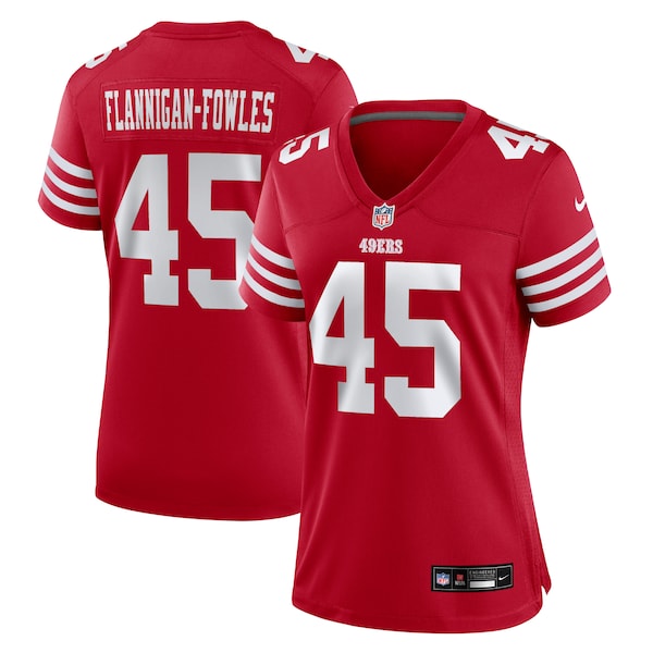 Demetrius Flannigan-Fowles San Francisco 49ers Nike Women's Game Jersey - Scarlet