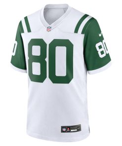 Alternative view of Wayne Chrebet New York Jets Nike Classic Alternate Retired Player Game Jersey - White