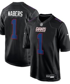 Malik Nabers New York Giants Nike Fashion Jersey - Carbon Black
