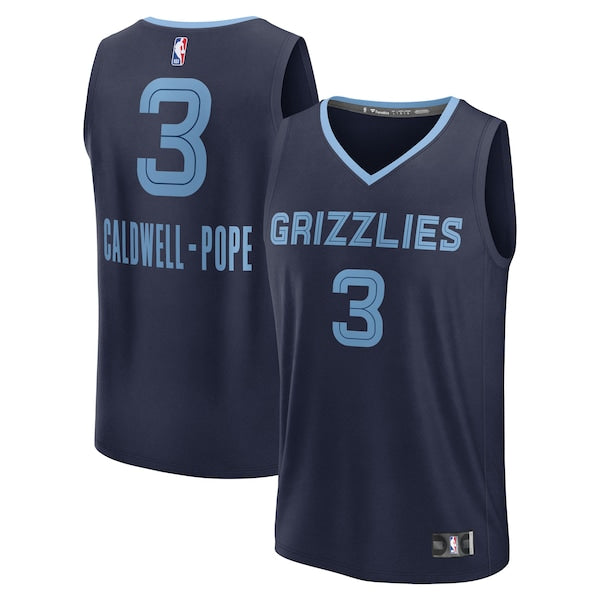 Kentavious Caldwell-Pope Memphis Grizzlies Youth Fast Break Replica Player Jersey - Icon Edition - Navy