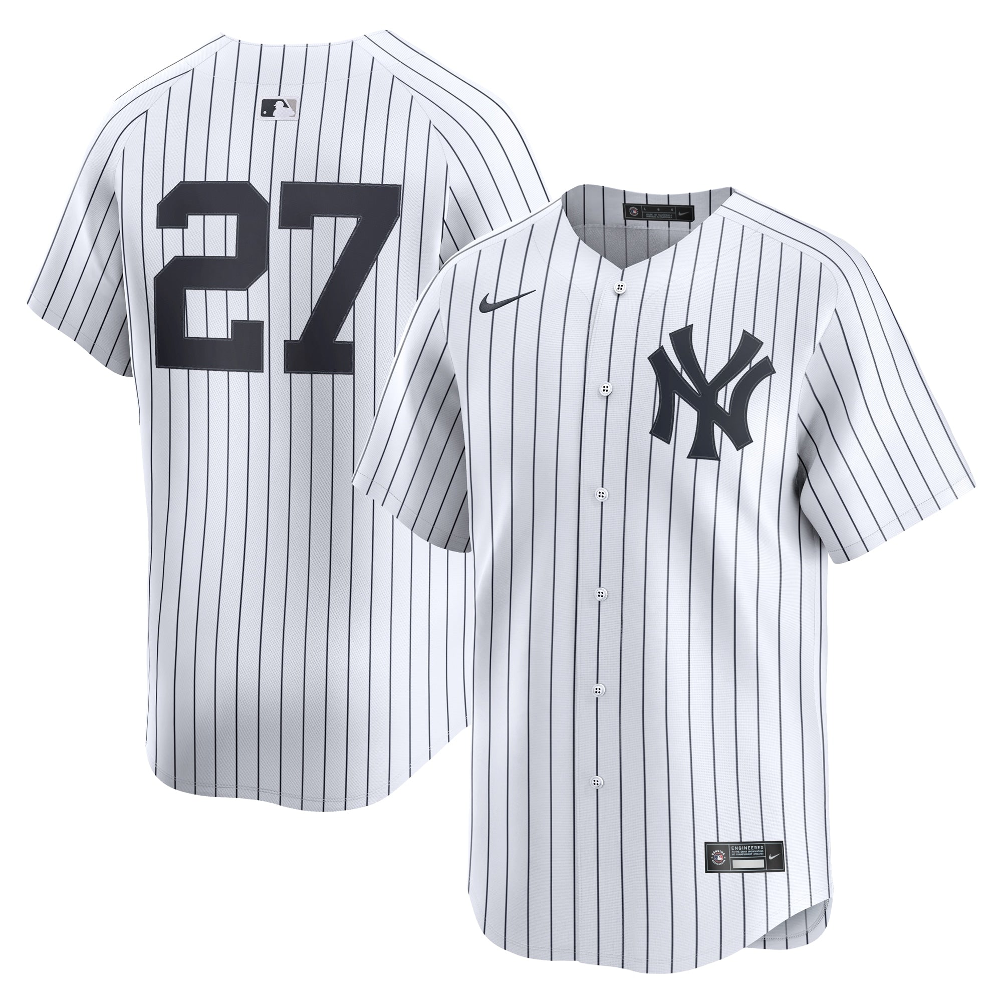 Giancarlo Stanton New York Yankees Nike Road Limited Player Jersey - Gray/White - Image 6
