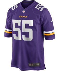 Alternative view of Jack Del Rio Minnesota Vikings Nike Game Retired Player Jersey - Purple