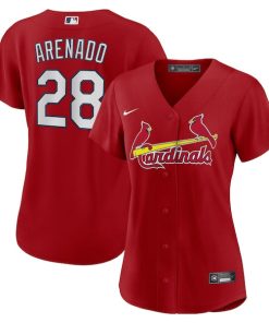 Nolan Arenado St. Louis Cardinals Nike Women's Alternate Replica Player Jersey - Red/Cream/White