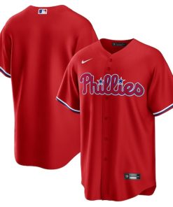 Philadelphia Phillies Nike Alternate Replica Team Jersey - Red