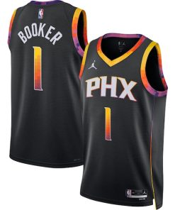 Devin Booker Phoenix Suns Jordan Brand Unisex Swingman Jersey - Statement Edition - Black
