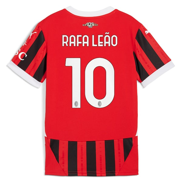 Rafael Le?o AC Milan Puma 2024/25 Home Replica Player Jersey - Red - Image 3