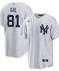 Luis Gil New York Yankees Nike Home Replica Jersey - White