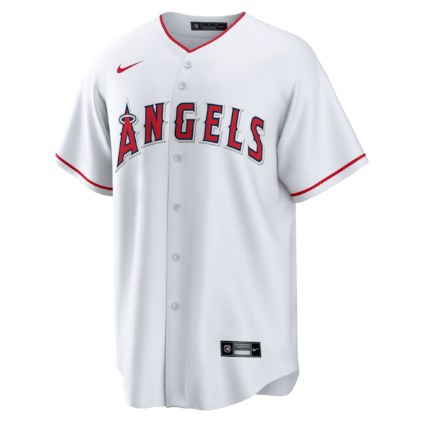 Nolan Ryan Los Angeles Angels Nike Home Retired Player Replica Jersey - White - Image 2