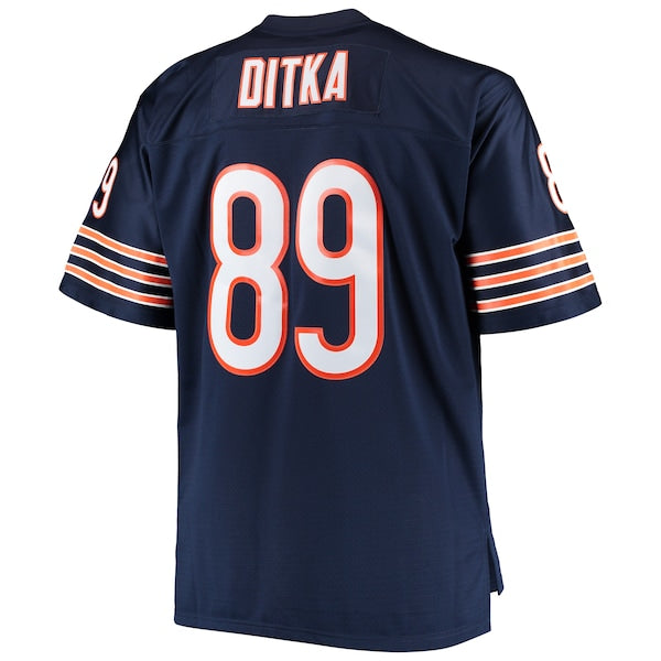 Mike Ditka Chicago Bears Big & Tall 1966 Retired Player Replica Jersey - Navy - Image 3