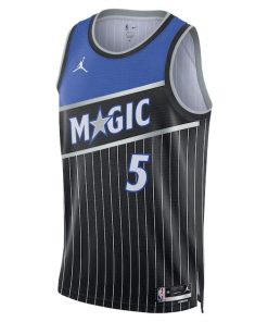 Alternative view of Paolo Banchero Orlando Magic Jordan Brand Unisex  Swingman Jersey - Statement Edition - Black