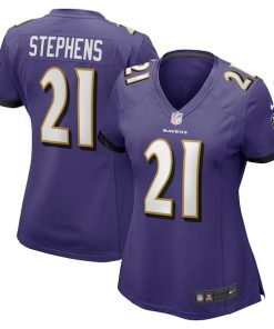 Brandon Stephens Baltimore Ravens Nike Women's Game Jersey - Purple