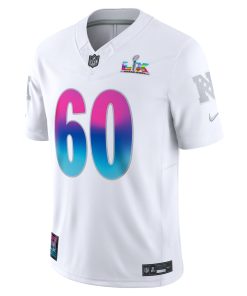 Alternative view of Super Bowl LX Nike Vapor F.U.S.E. Limited Jersey - White