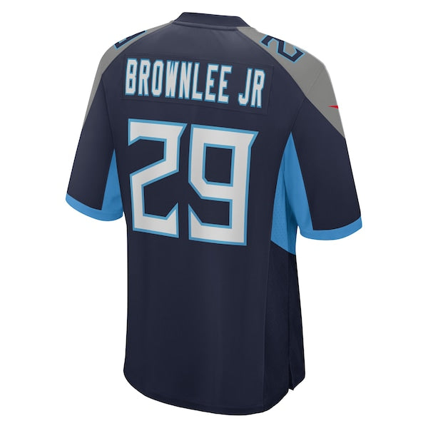 Jarvis Brownlee Jr. Tennessee Titans Nike Game Jersey - Navy - Image 4