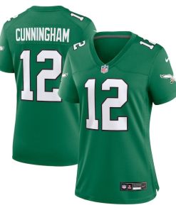 Randall Cunningham Philadelphia Eagles Nike Women's Alternate Game Jersey - Kelly Green
