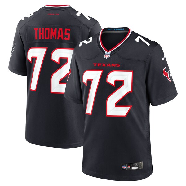 Jaylon Thomas Houston Texans Nike Team Game Jersey - Navy - Image 2