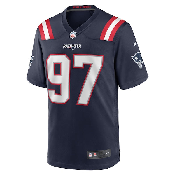 DaMarcus Mitchell New England Patriots Nike Game Player Jersey - Navy - Image 2