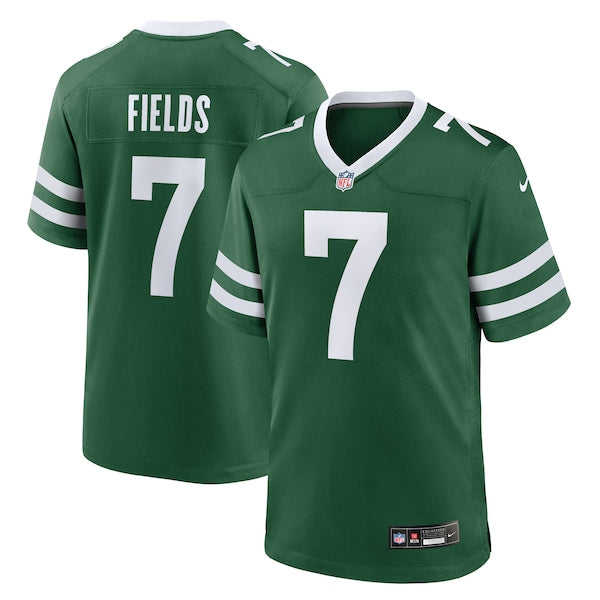 Justin Fields New York Jets Nike Youth Game Player Jersey - Legacy Green - Image 2