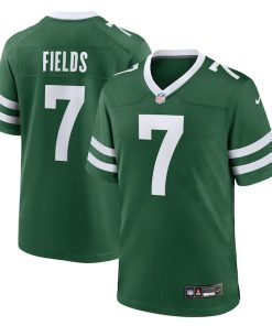 Justin Fields New York Jets Nike Game Player Jersey - Legacy Green