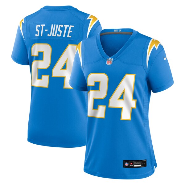 Benjamin St-Juste Los Angeles Chargers Nike Women's Team Game Jersey - Powder Blue - Image 2