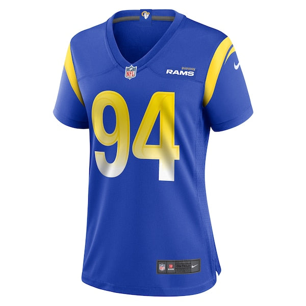 Desjuan Johnson Los Angeles Rams Nike Women's Home Game Jersey - Royal - Image 2