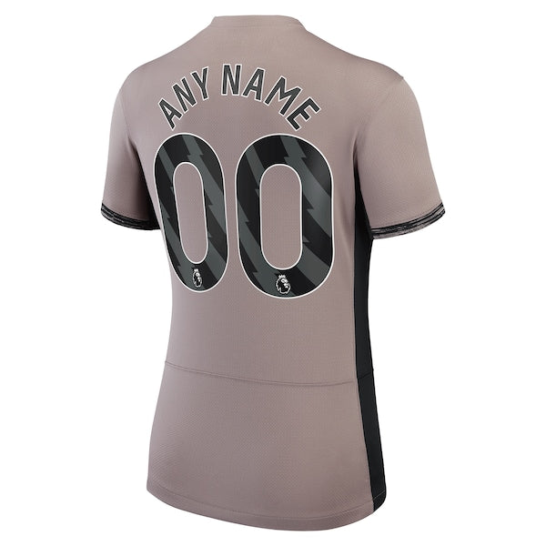 Tottenham Hotspur Nike Women's 2023/24 Third Stadium Replica Custom Jersey?ยจC Tan - Image 3