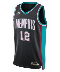Alternative view of Ja Morant Memphis Grizzlies Nike Unisex  Swingman Jersey - Classic Edition - Black