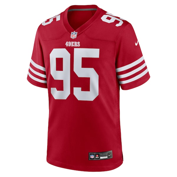 Alfred Collins San Francisco 49ers Nike Team Game Jersey - Scarlet - Image 2