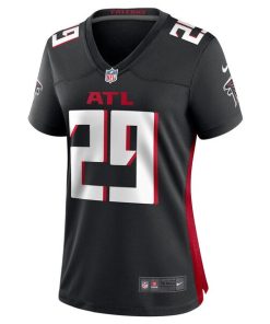 Alternative view of Micah Abernathy Atlanta Falcons Nike Women's Team Game Jersey -  Black