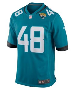 Alternative view of Chad Muma Jacksonville Jaguars Nike Game Jersey - Teal