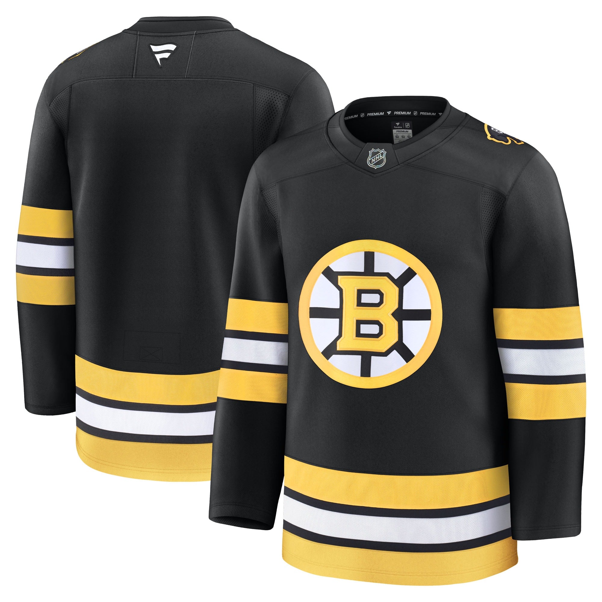 Boston Bruins Away Premium Jersey - White/Black - Image 5