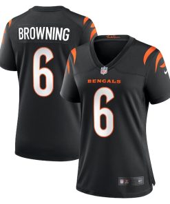 Jake Browning Cincinnati Bengals Nike Women's Game Jersey - Black