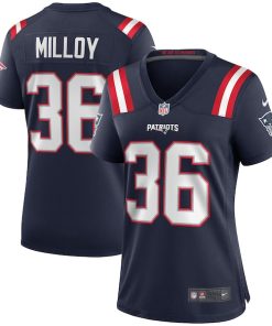 Lawyer Milloy New England Patriots Nike Women's Game Retired Player Jersey - Navy