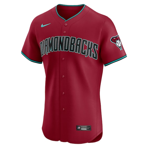 Arizona Diamondbacks Nike Alternate 2 Elite Jersey - Red - Image 2