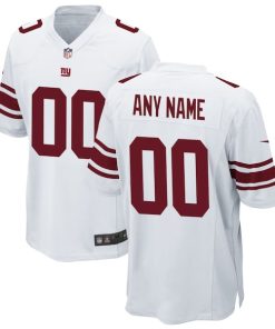 New York Giants Nike Custom Game Jersey - White
