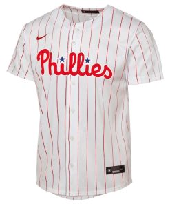 Alternative view of Brandon Marsh Philadelphia Phillies Nike  Youth Home Replica Jersey - White
