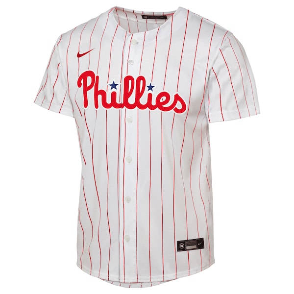 Brandon Marsh Philadelphia Phillies Nike Youth Home Replica Jersey - White - Image 2