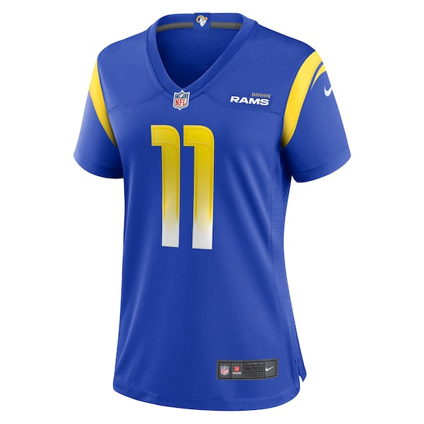 Carson Wentz Los Angeles Rams Nike Women's Team Game Jersey - Royal - Image 2