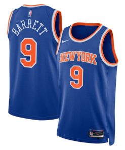 RJ Barrett New York Knicks Nike Unisex Swingman Jersey - Icon Edition - Blue